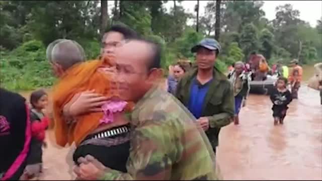 Represa en Laos