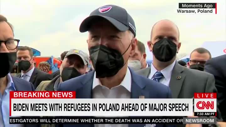 Biden says Putin is a "Butcher" after visiting Ukrainian refugees in Poland