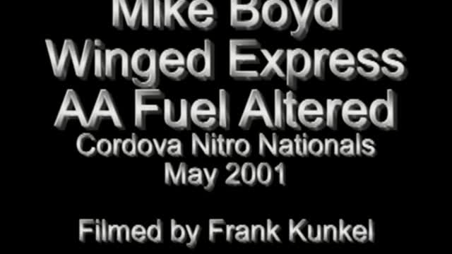 Mike Boyd in Winged Express Fuel Altered Making Willie Proud 2001