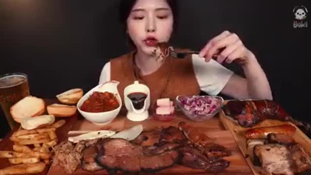 Chicken and Beer Mukbang