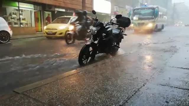 Tormenta eléctrica se registra en Bucaramanga