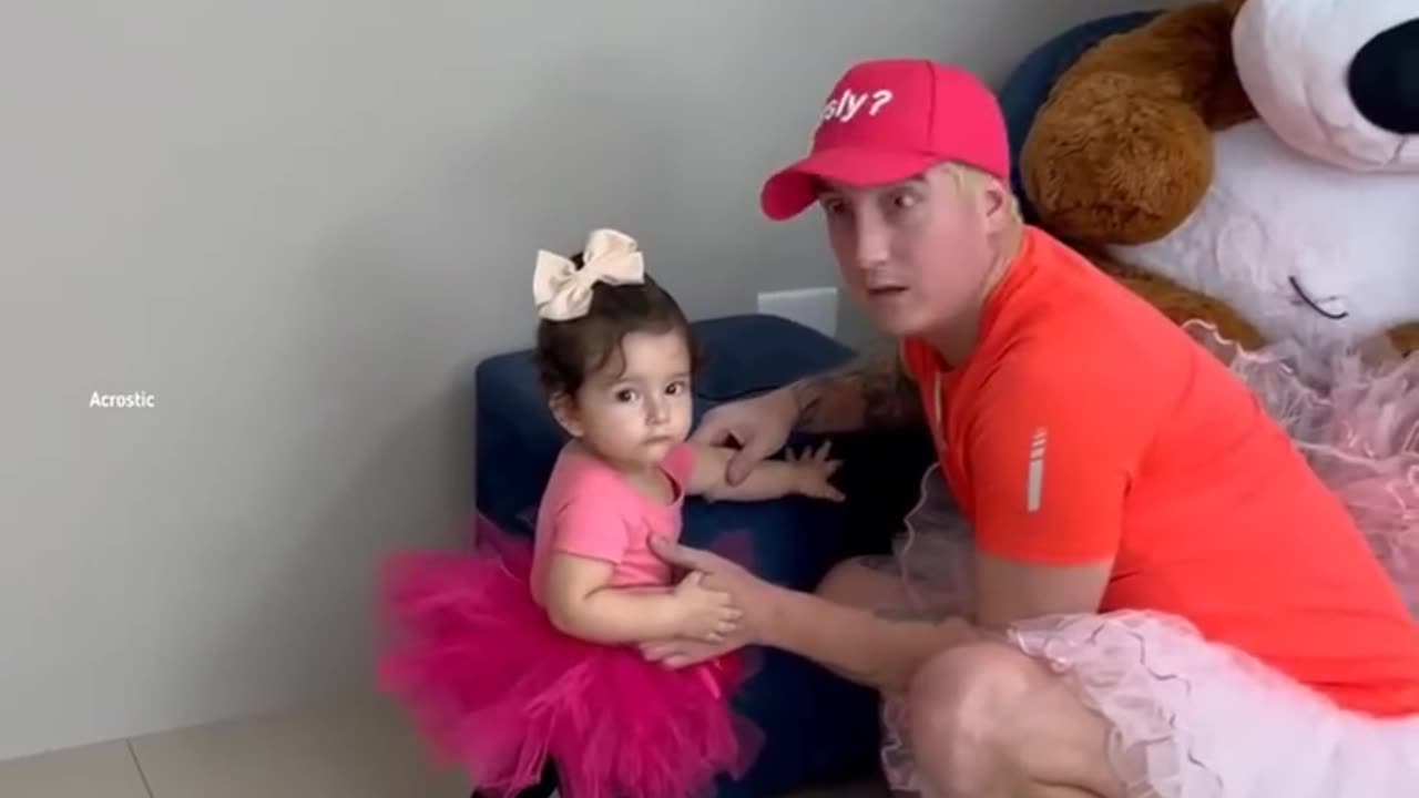 Angel with father