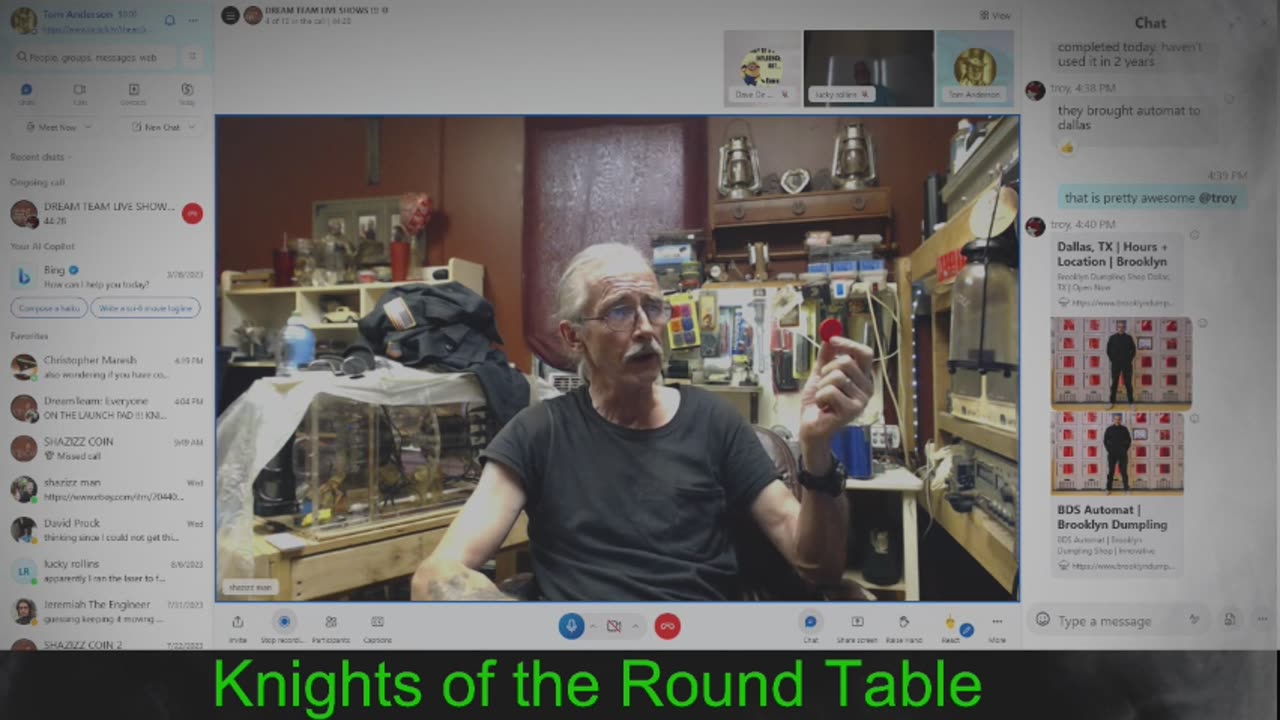 Mad Science, knights of the round table shows