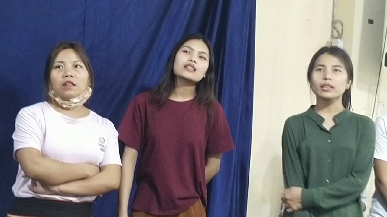 Zotung Christian Fellowship Youth Sing Song Practice behind Video 2023