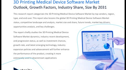 3D Printing Medical Device Software Market Size 2024: Key Metrics, Forecast, and Opportunities