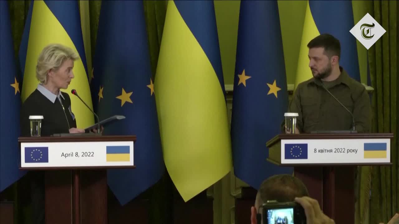 EU chief promises speedy start for Ukraine's membership at meeting in Kyiv