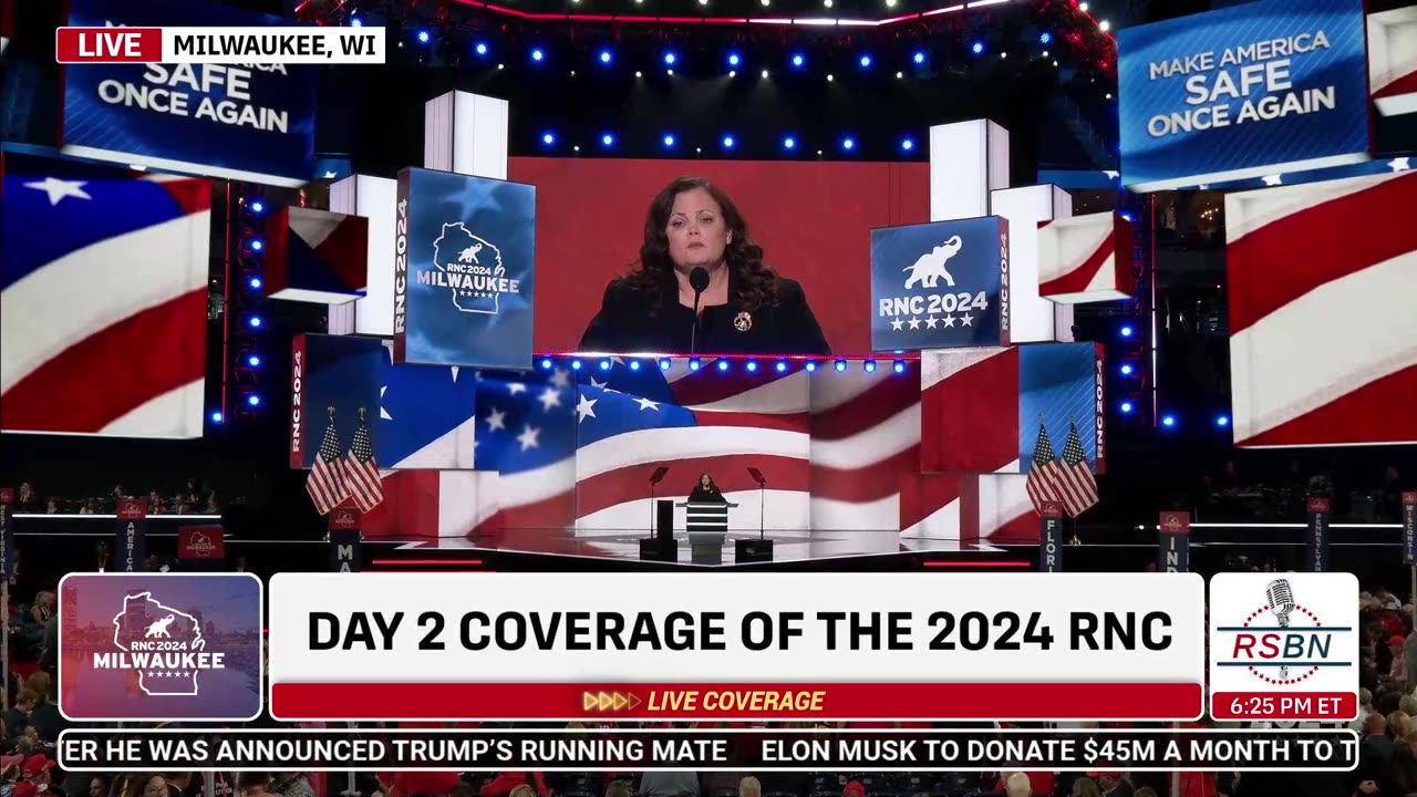 WATCH: Julie Harris Speaks at 2024 RNC in Milwaukee, WI - 7/16/2024