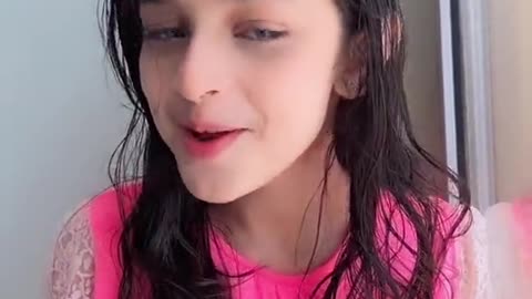 My daughter dance with expressions she is cute or not ? - Follow my channel