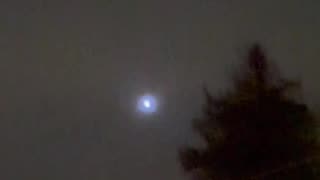 Bright Blue Orb UAP Spotted Over Santa Cruz, California - December 11, 2024