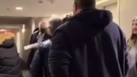 Truckers make the Fake MSM leave the Hotel