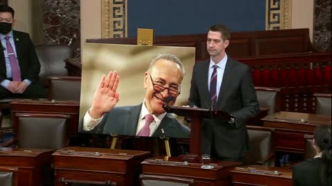 EPIC MOMENT: Cotton Recites Schumer's Speech Defending The Filibuster