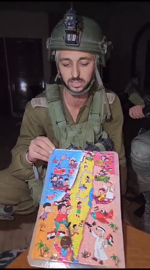 Im Gazastreifen entdecken IDF ein Puzzle, das den Mord von Juden verherrlicht