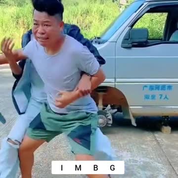 what did the boy put in the car