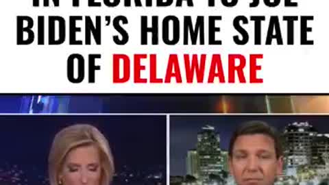 DeSantis is Deporting Illegal Immigrants in Florida to Biden's Home State!