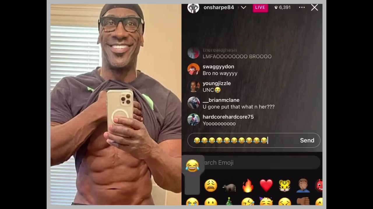 The Viral Video Of Shannon Sharpe Accidentally Going Live