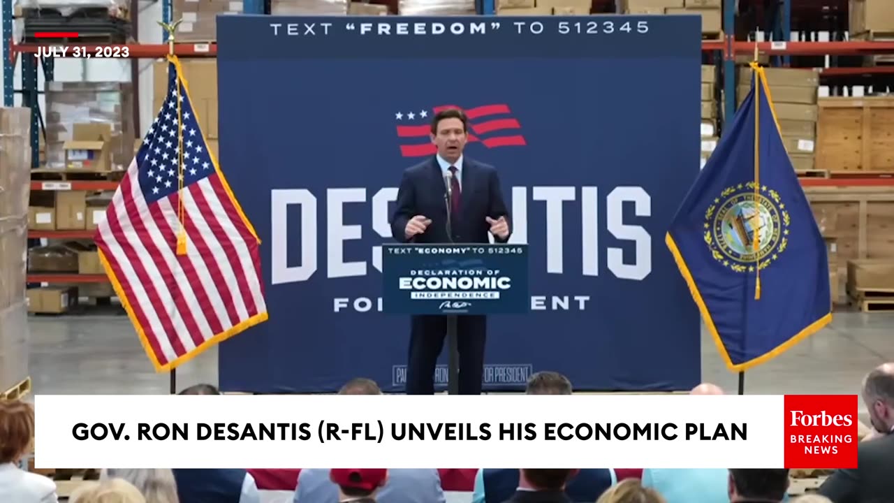 Ron DeSantis Asked About Trump Using His PAC To Pay For Legal Bills