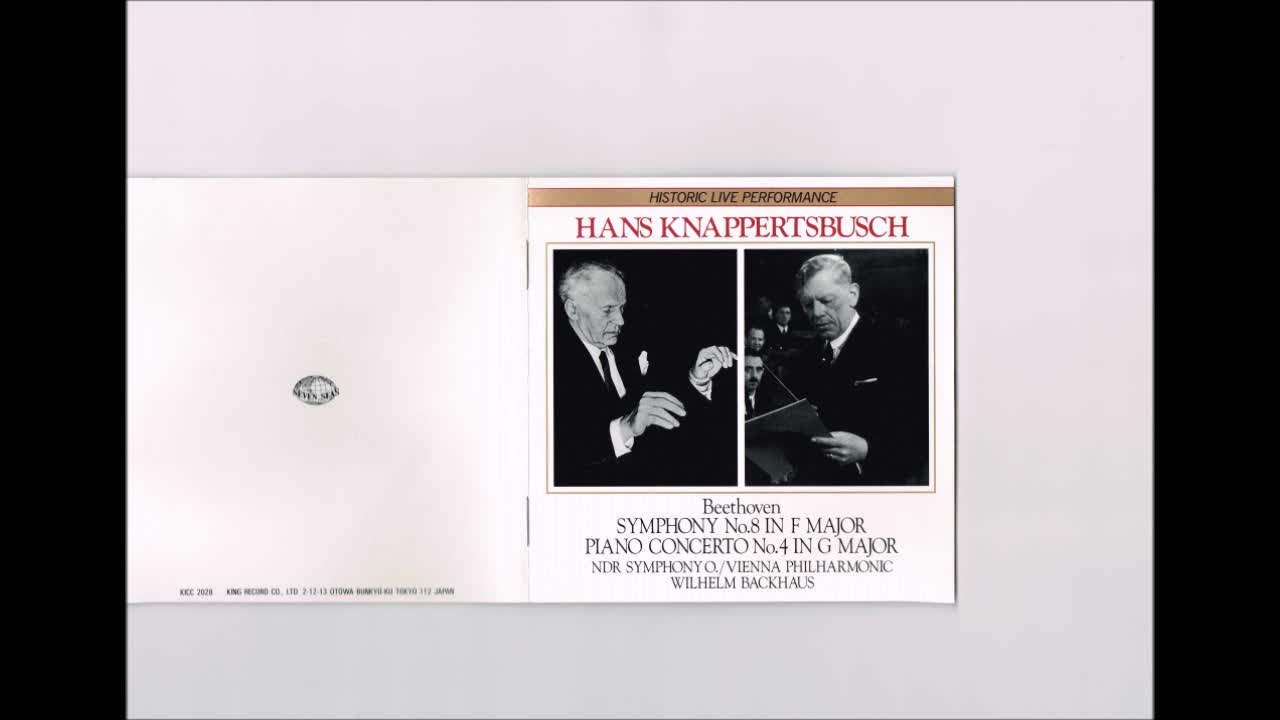 Beethoven - Piano Concerto No.4 Backhaus Knappertsbusch Wiener