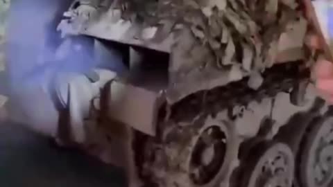 Thousands of Field Mice Clog the Exhaust of a Russian Tank