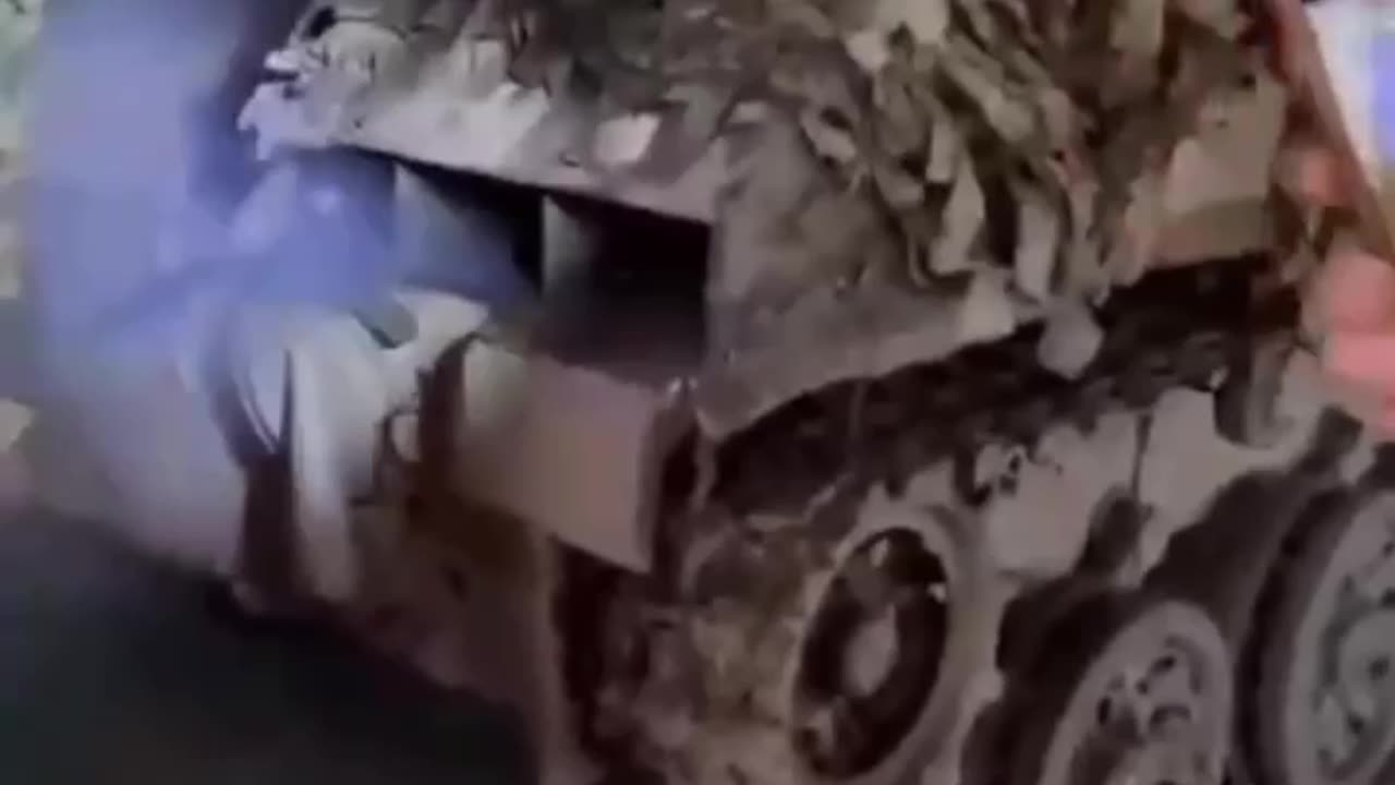 Thousands of Field Mice Clog the Exhaust of a Russian Tank