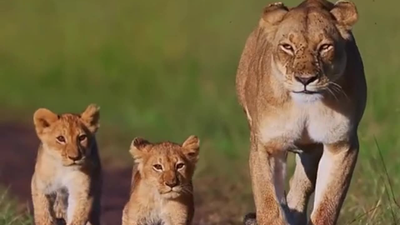 Babies are in sync,LION,KING OF CUBS,VIRAL,