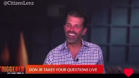 Don Jr on Triggered answers Who is Q? Recorded on 08/03/23