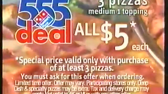 Old Domino's commercial featuring Donald Trump going viral