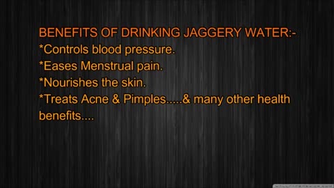 How to make at home fresh and healthy Jaggery Drink