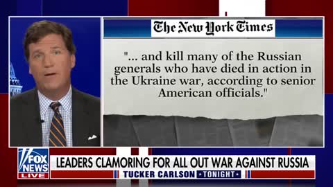 Tucker - Violence is already beginning