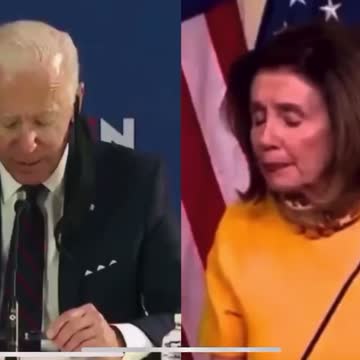 Speaker Pelosi chats with Joe Biden