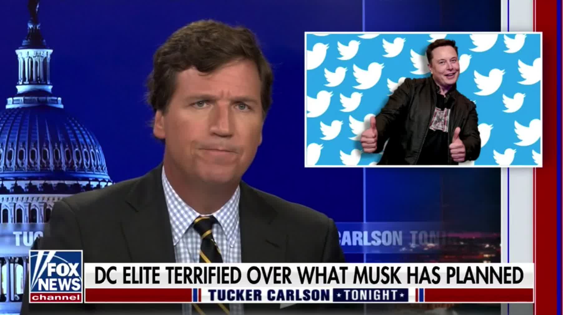 Tucker Carlson talks about how leftist elites are pushing back against Elon Musk in order to continue stifling free speech