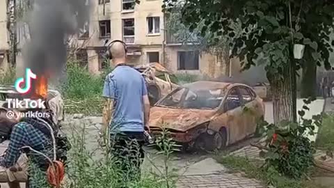 Kyiv regime are filming a staged video about the alleged atrocities of Russian