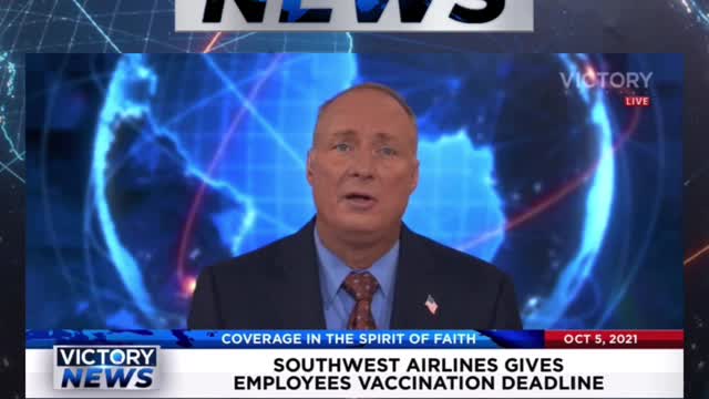 Victory News w/Tim Fox: Southwest Airlines, NO! (10.5.21-11am/CT)