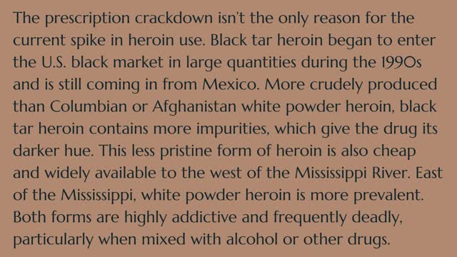 The Rise of Heroin Use in the U.S.