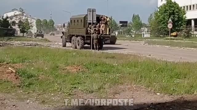 Ukraine War - Allied forces and fighters of the LNR in the NVO zone