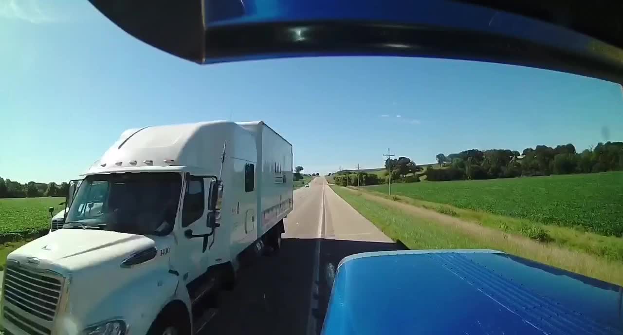 Squeezing Three Trucks into Two Lanes