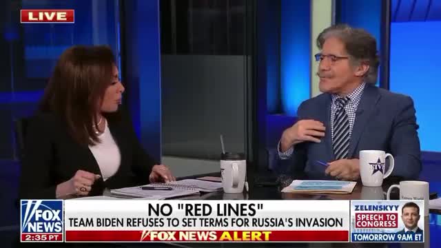 Judge Jeanine STEAMROLLS Geraldo on Biden: "I don't give a damn!"