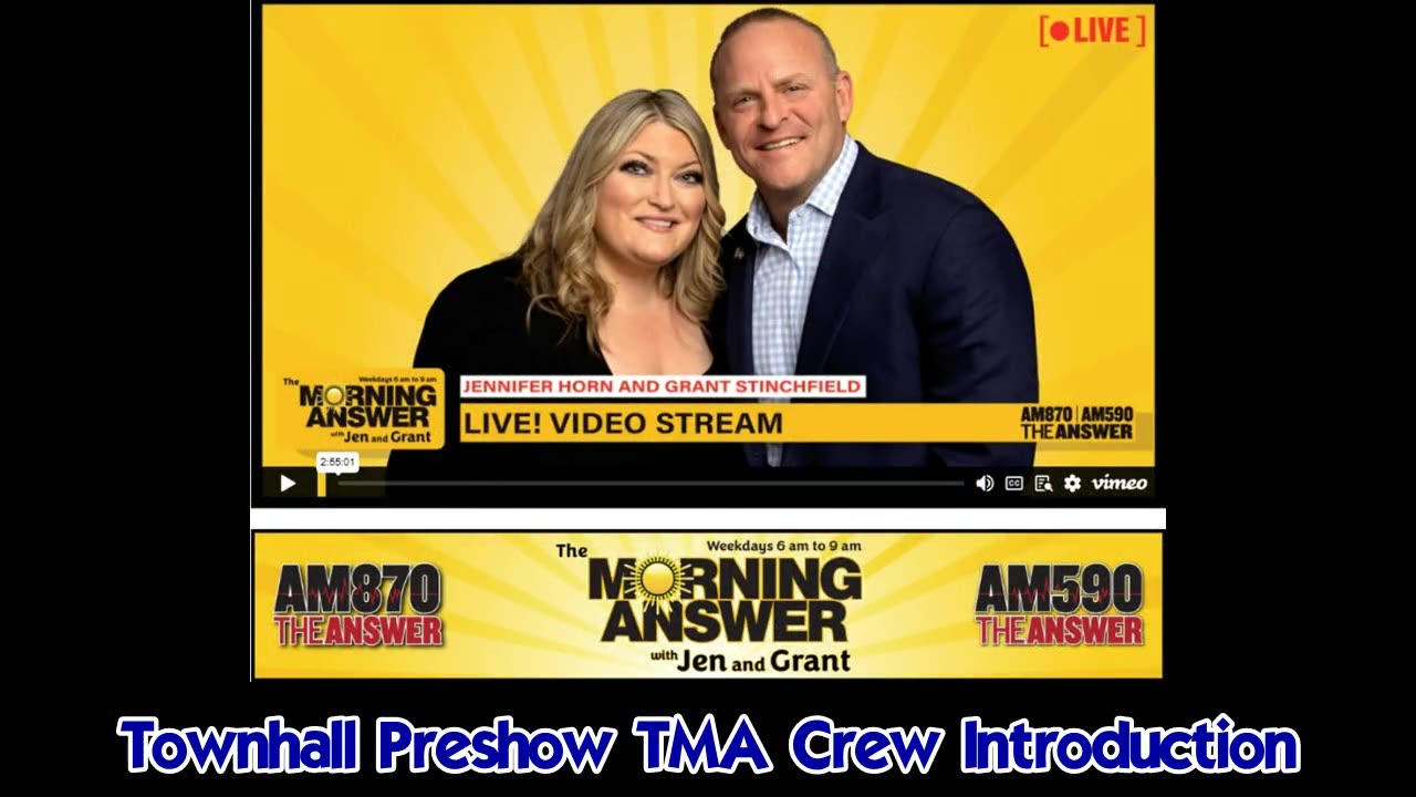 AM870 2023 Townhall Preshow TMA Crew Intro