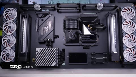 4K PC Build Water Cooling Wall Ditched The Chassis