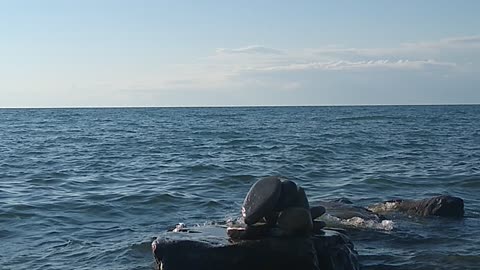 Me stacking in Lake Ontario