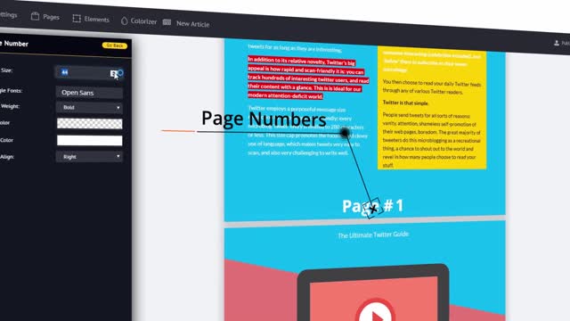 CREATE A PROFESSIONAL EBOOK WITH AUTOMATIC CONTENT IN JUST A FEW CLICKS!