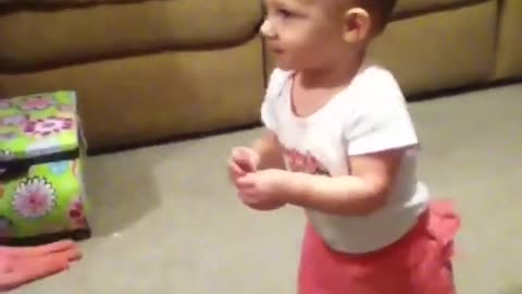 Emma walking for first time?