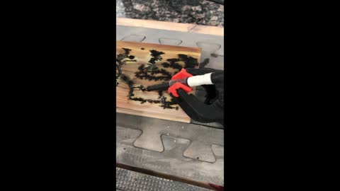 Lichtenberg Cedar Burn