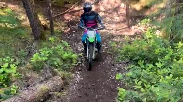 Dirt Bike insane climbing hill