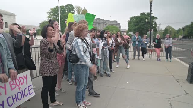 Supreme Court Protest Over Roe vs Wade