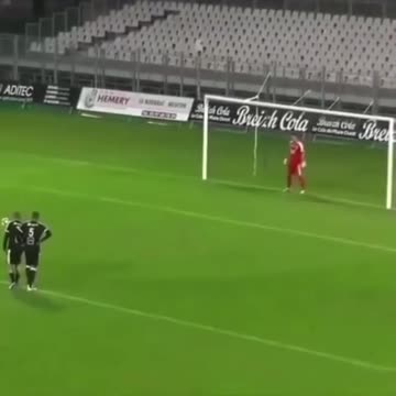 Craziest Soccer Penalty Kick!