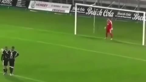 Craziest Soccer Penalty Kick!