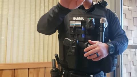 Officer Harris arrests me in Bethany, Missouri