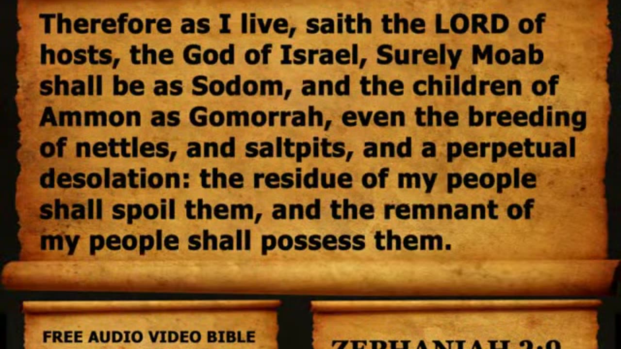 Bible Book 36. Zephaniah Complete 1-3, King James Version (KJV) Read Along Bible