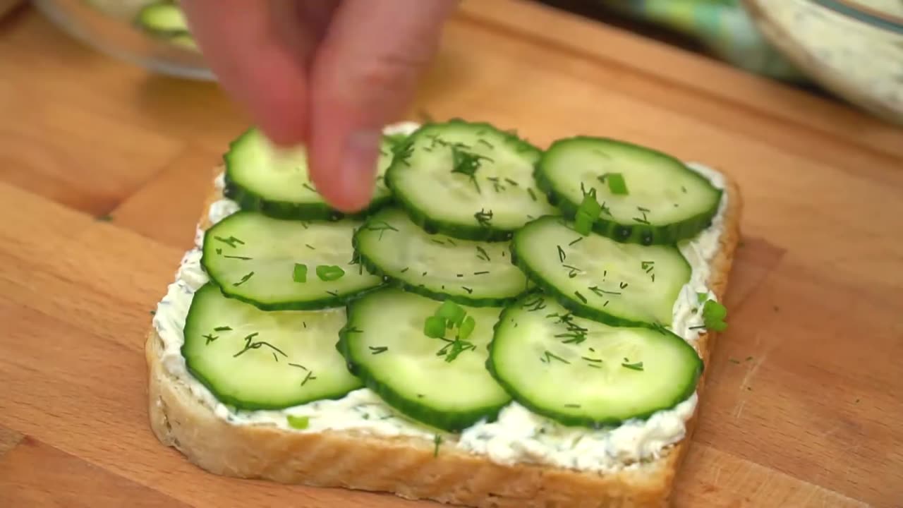 Cucumber Sandwiches Recipe Video