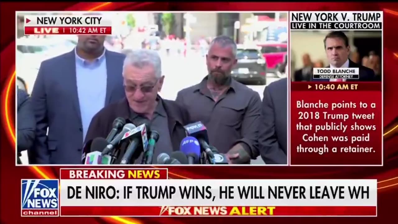 Pedo Robert De Niro Goes On Absurd Rant Against Trump